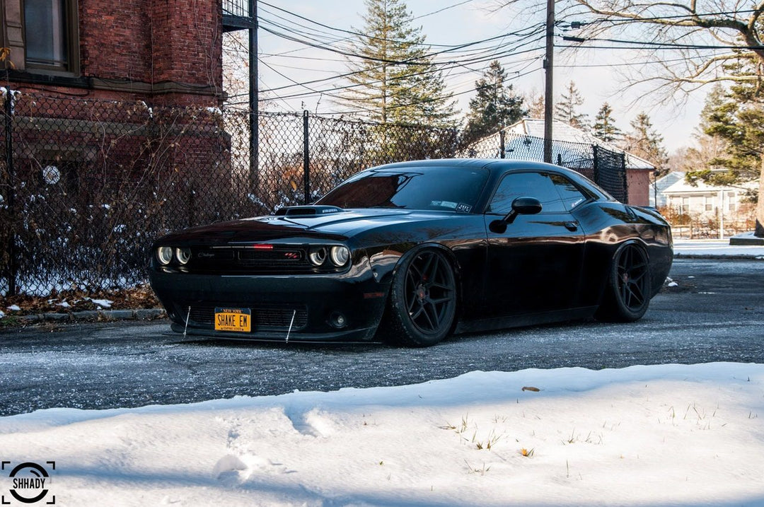DODGE CHALLENGER 392 HEMI SCATPACK on custom forged wheels