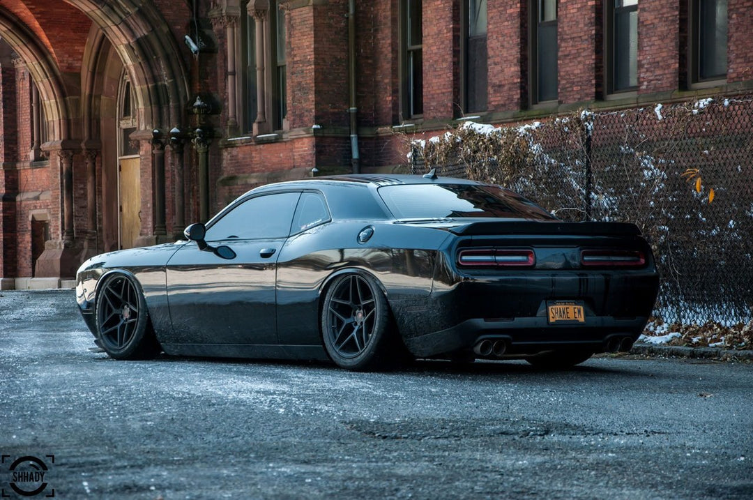 DODGE CHALLENGER 392 HEMI SCATPACK on custom forged wheels