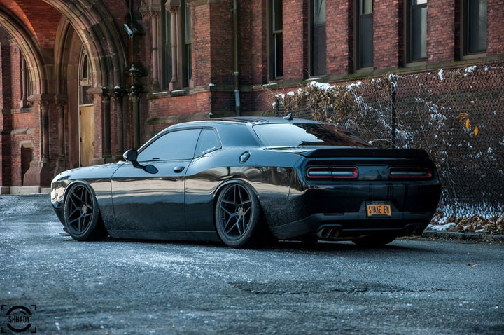 DODGE CHALLENGER 392 HEMI SCATPACK on custom forged wheels