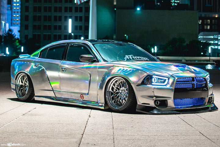 DODGE CHARGER on custom forged wheels