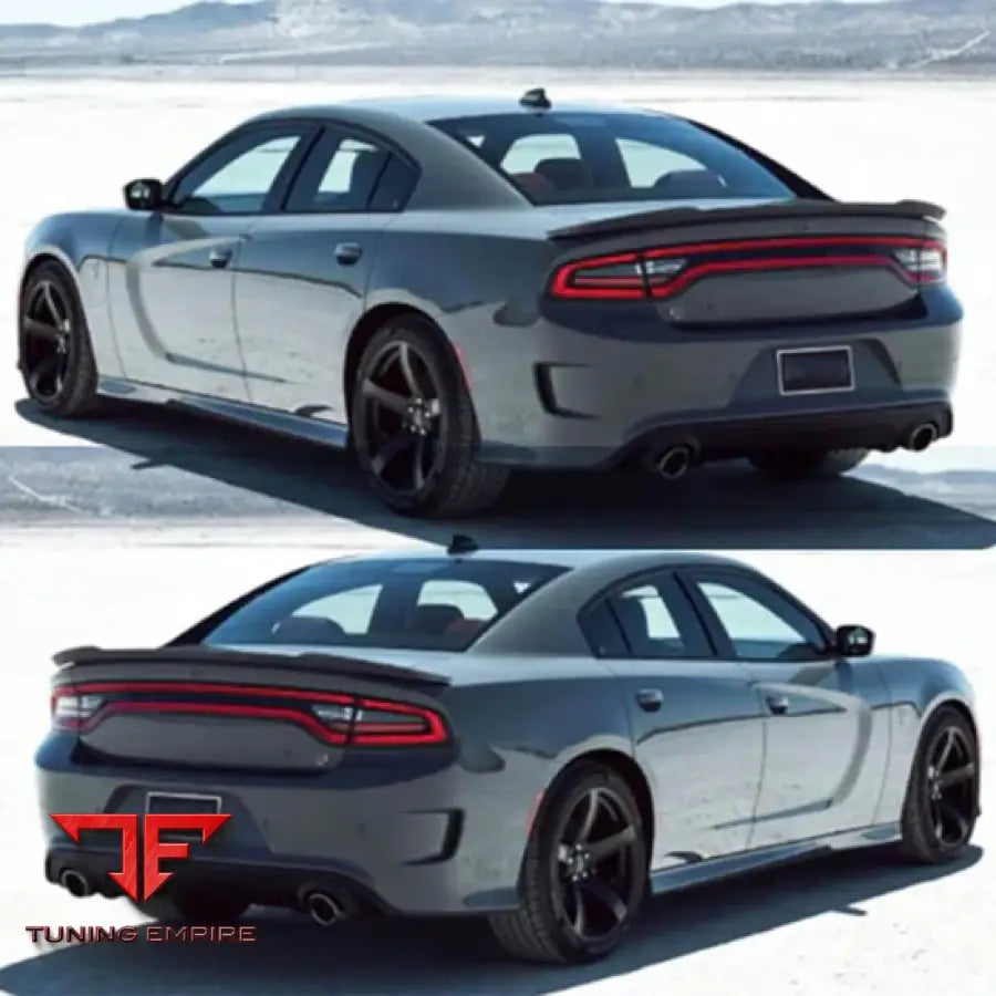 DODGE CHARGER MATTE BLACK REAR TRUNK SPOILER 2015-2023Y