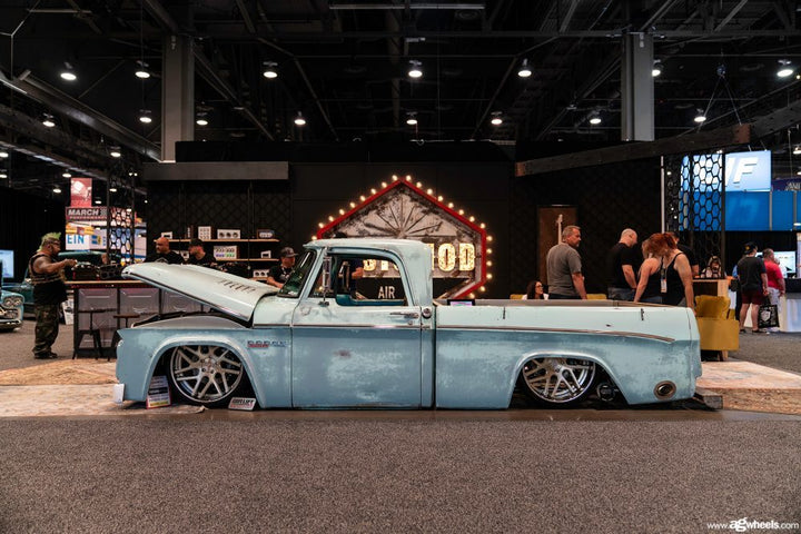 DODGE D SERIES on custom forged wheels