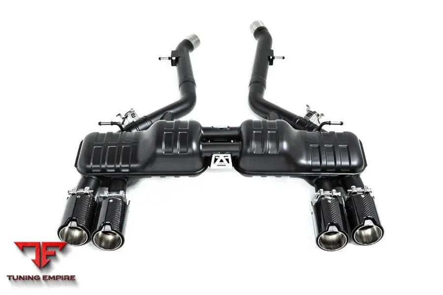 EISENMANN BMW BLACK SERIES PERFORMANCE EXHAUST + CARBON TIP SET - VALVED - F87 M2 COMPETITION