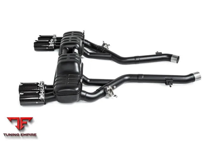 EISENMANN BMW BLACK SERIES PERFORMANCE EXHAUST + CARBON TIP SET - VALVED - F87 M2 COMPETITION