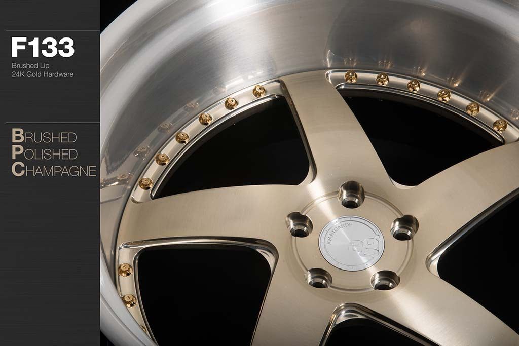 AVANT GARDE AG F133 - BRUSHED POLISHED CHAMPAGNE