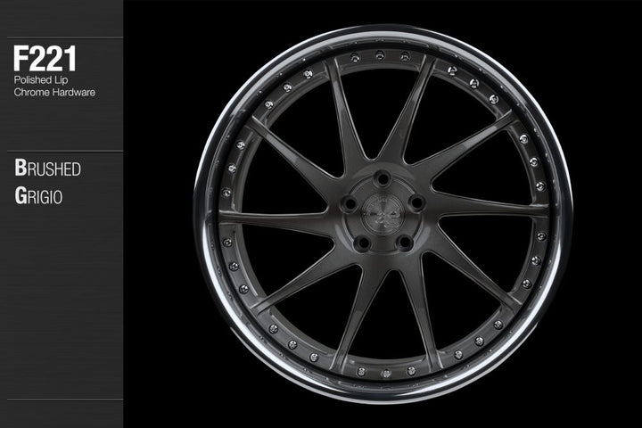 AVANT GARDE AG F221 - BRUSHED GRIGIO