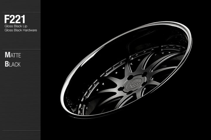 AVANT GARDE AG F221 - MATTE BLACK