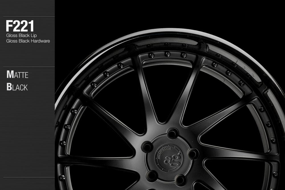 AVANT GARDE AG F221 - MATTE BLACK