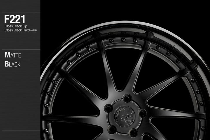 AVANT GARDE AG F221 - MATTE BLACK