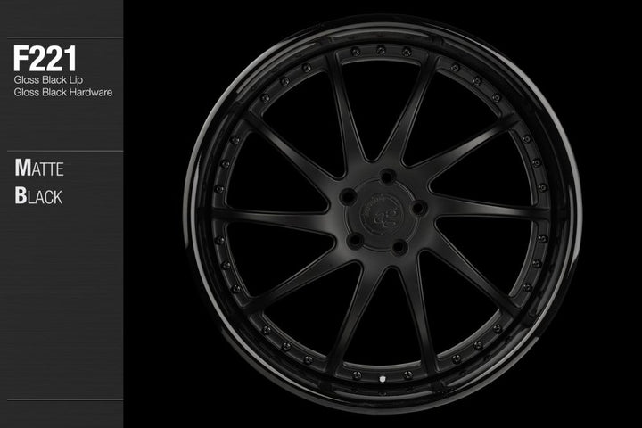 AVANT GARDE AG F221 - MATTE BLACK