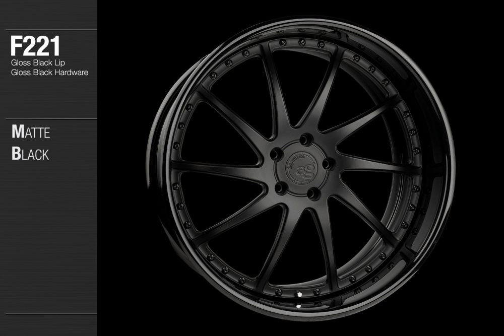 AVANT GARDE AG F221 - MATTE BLACK