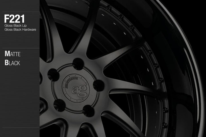 AVANT GARDE AG F221 - MATTE BLACK