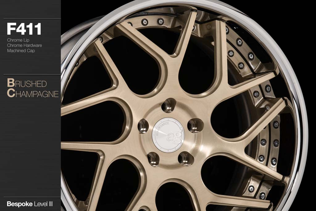 AVANT GARDE AG F411 - BRUSHED CHAMPAGNE