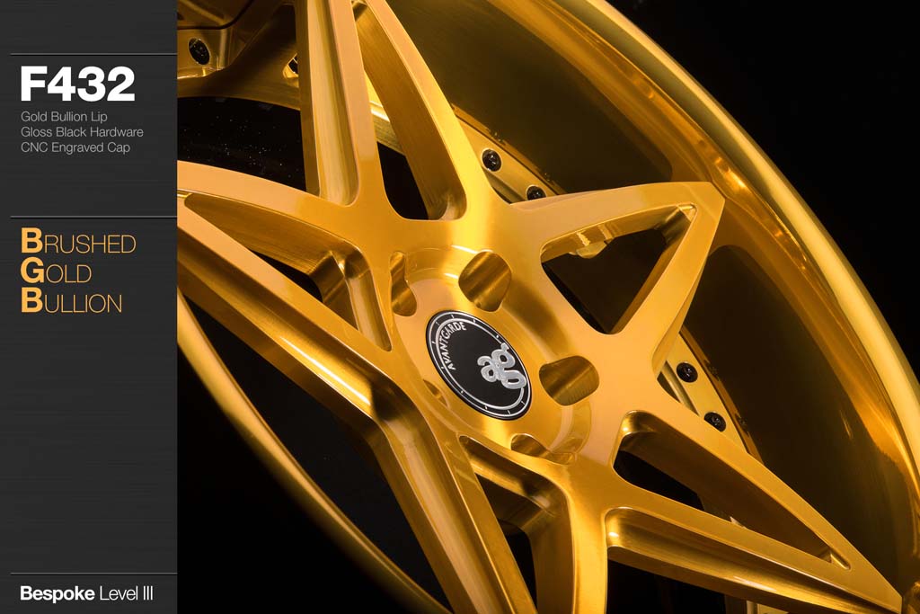 AVANT GARDE AG F432 - BRUSHED GOLD BULLION