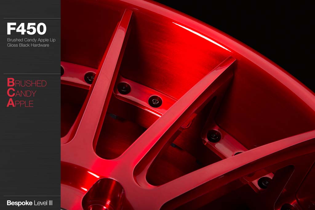 AVANT GARDE AG F450 - BRUSHED CANDY APPLE RED