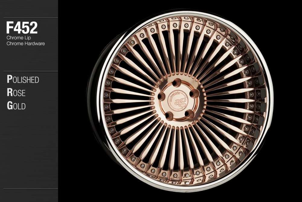 AVANT GARDE AG F452 - POLISHED ROSE GOLD