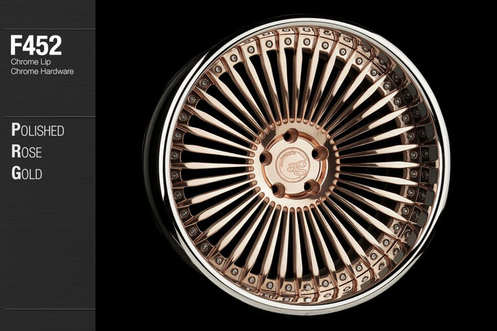 AVANT GARDE AG F452 - POLISHED ROSE GOLD
