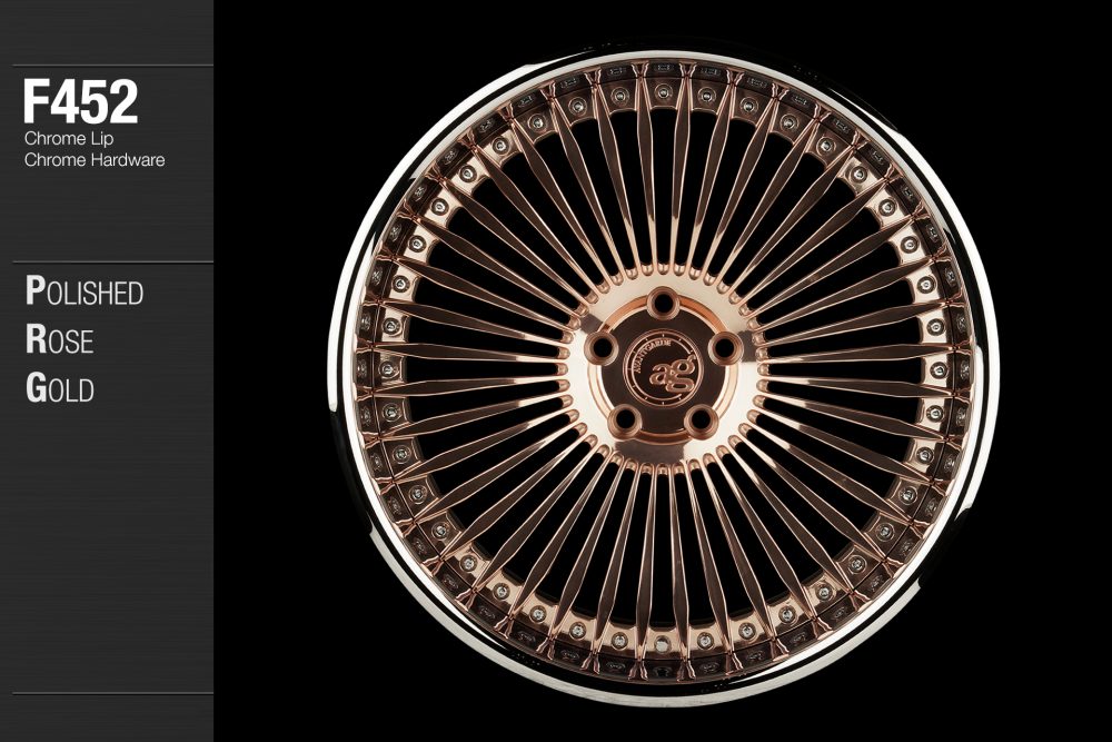 AVANT GARDE AG F452 - POLISHED ROSE GOLD