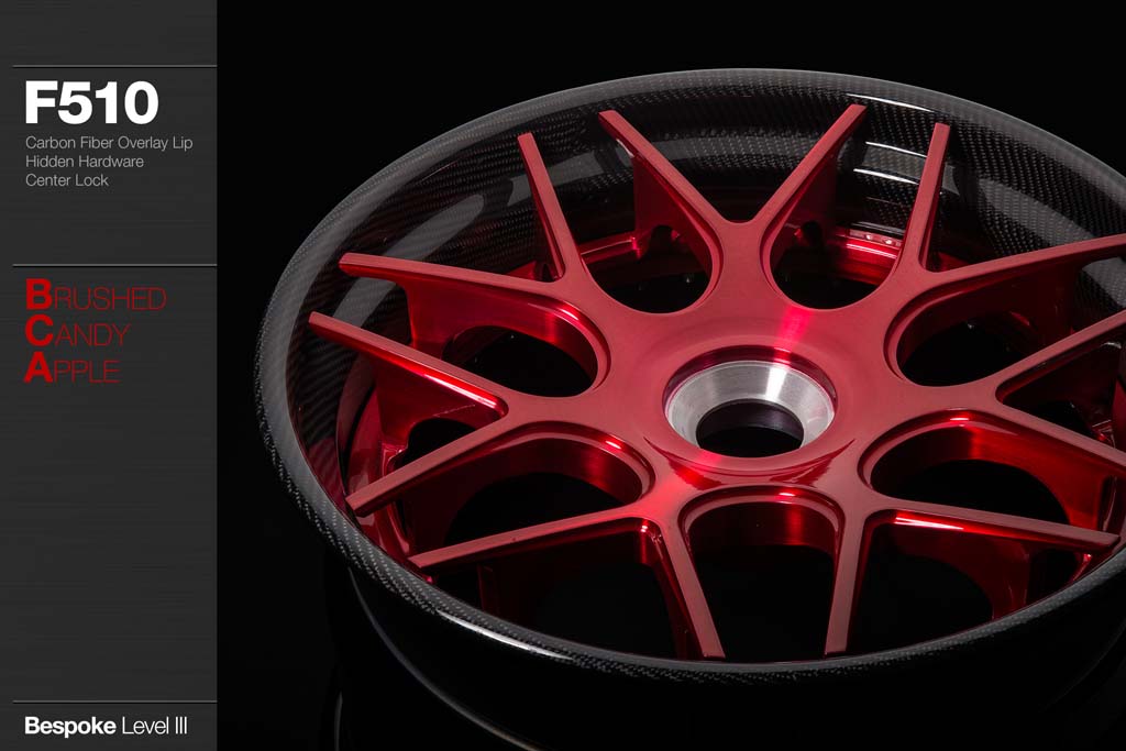 AVANT GARDE AG F510 - BRUSHED CANDY APPLE RED