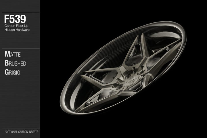 AVANT GARDE AG F539 - MATTE BRUSHED GRIGIO