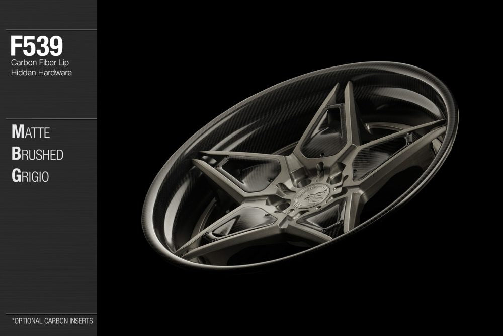 AVANT GARDE AG F539 - MATTE BRUSHED GRIGIO