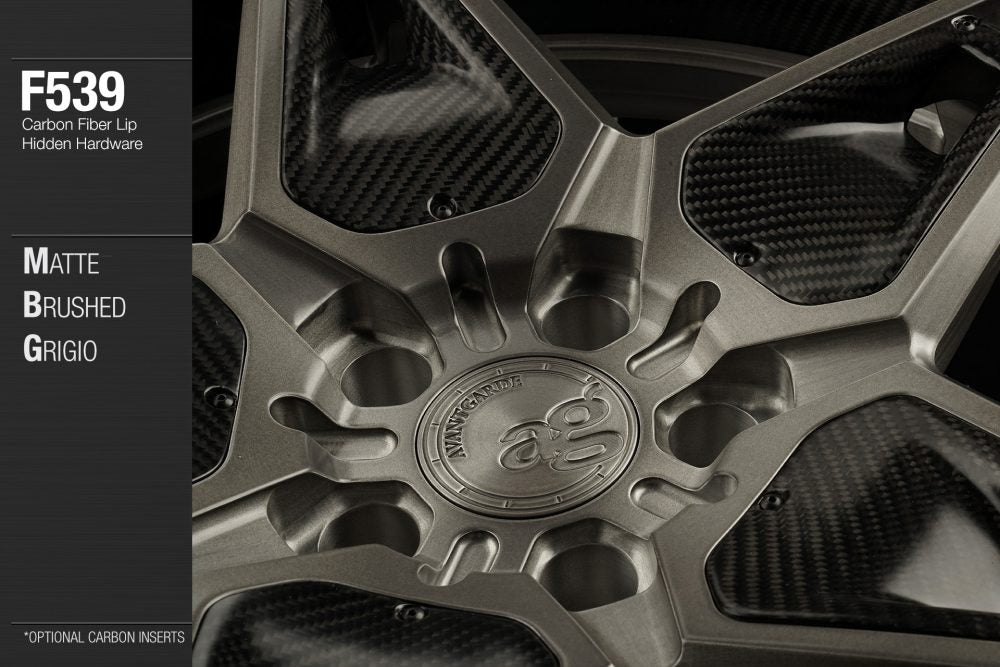 AVANT GARDE AG F539 - MATTE BRUSHED GRIGIO