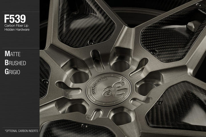 AVANT GARDE AG F539 - MATTE BRUSHED GRIGIO