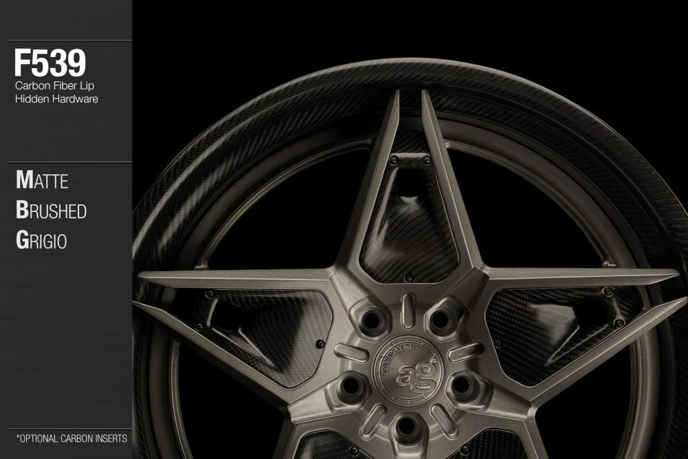 AVANT GARDE AG F539 - MATTE BRUSHED GRIGIO