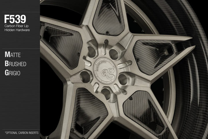 AVANT GARDE AG F539 - MATTE BRUSHED GRIGIO