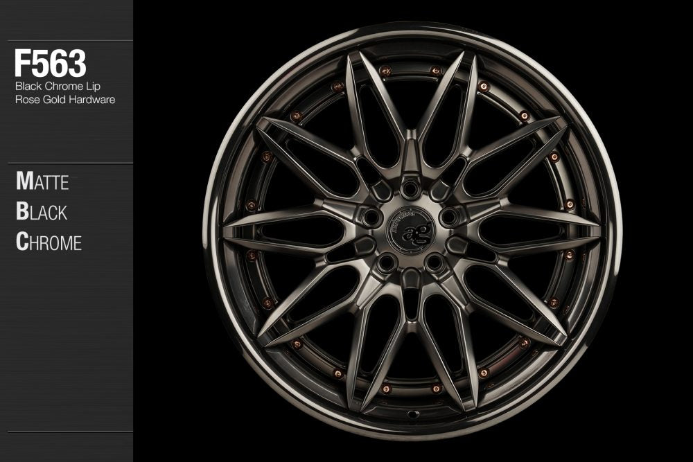 AVANT GARDE AG F563 - MATTE BLACK CHROME