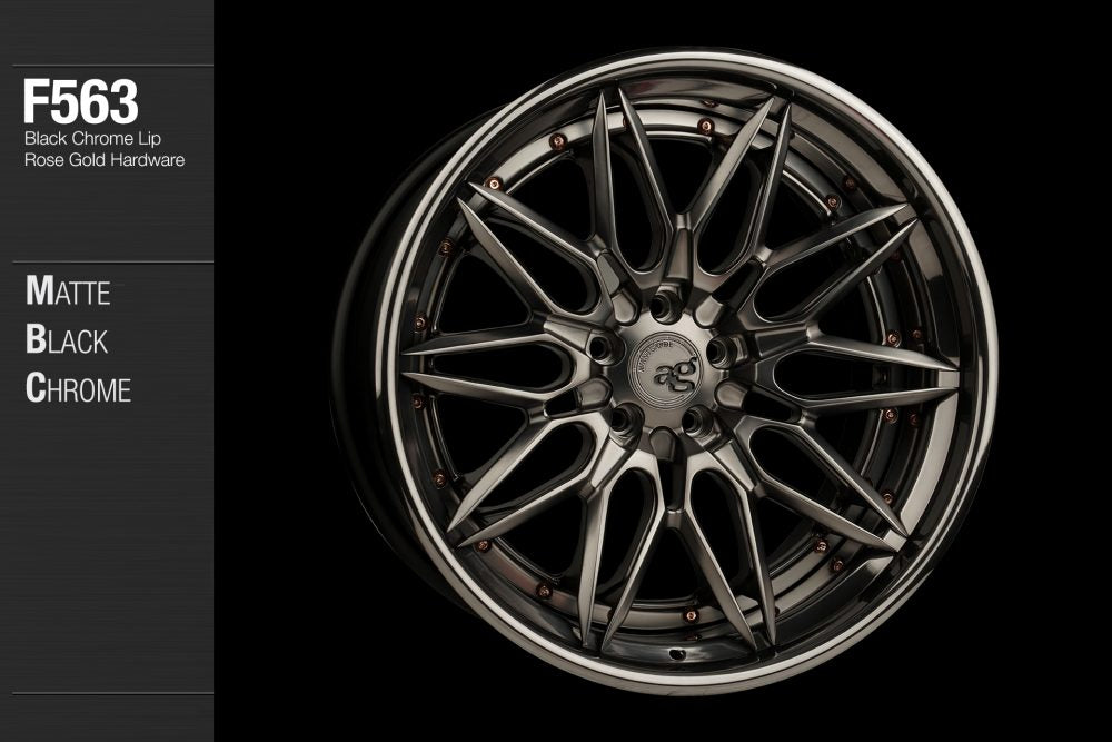 AVANT GARDE AG F563 - MATTE BLACK CHROME