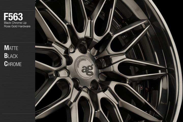AVANT GARDE AG F563 - MATTE BLACK CHROME