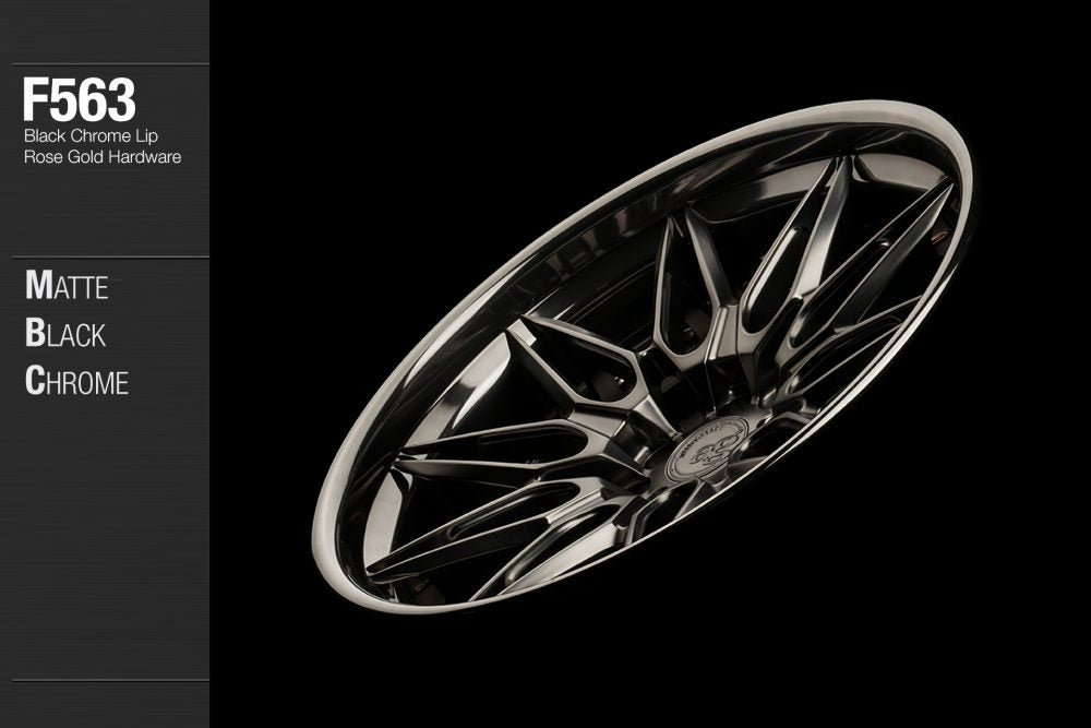 AVANT GARDE AG F563 - MATTE BLACK CHROME