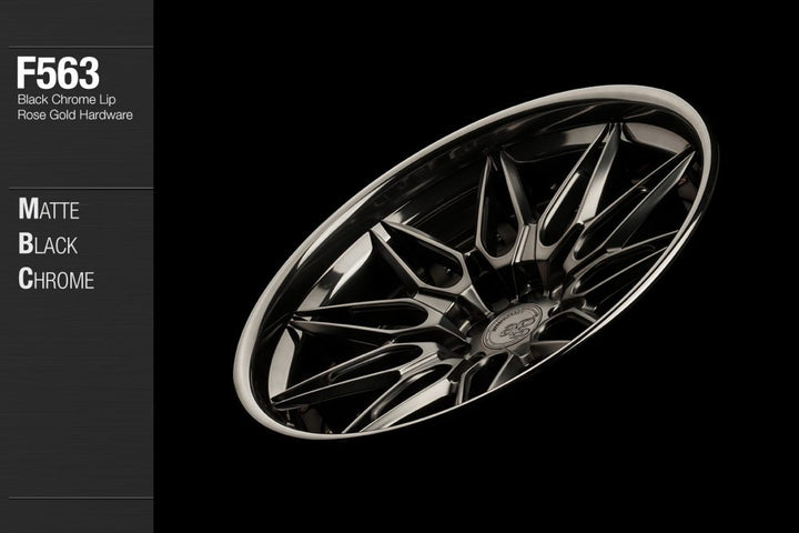 AVANT GARDE AG F563 - MATTE BLACK CHROME