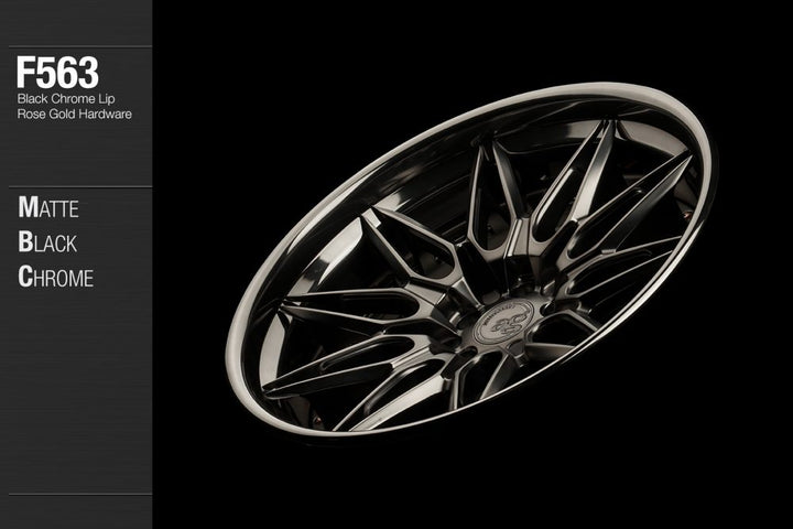 AVANT GARDE AG F563 - MATTE BLACK CHROME