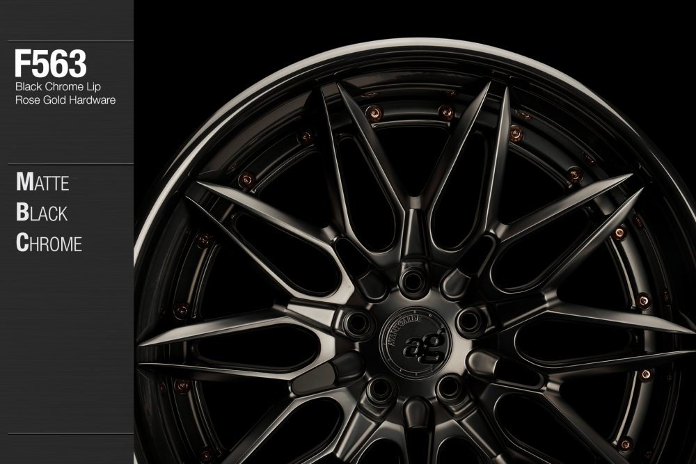 AVANT GARDE AG F563 - MATTE BLACK CHROME