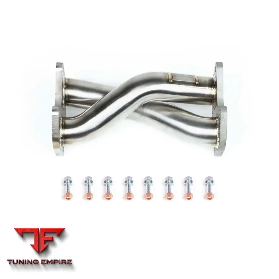 FABSPEED FERRARI F8 TRIBUTO REAR CENTER MUFFLER BYPASS X-PIPE (2020+)