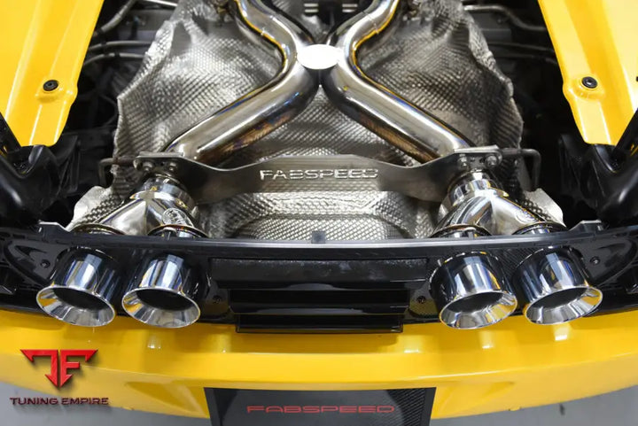 FABSPEED MCLAREN MP4-12C SUPERSPORT X-PIPE EXHAUST SYSTEM (2011-2014)