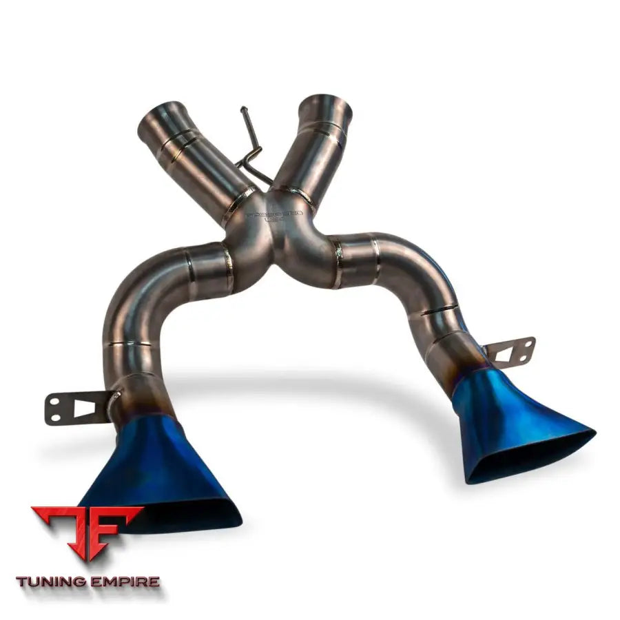 FABSPEED MCLAREN MP4-12C SUPREME TITANIUM X-PIPE EXHAUST SYSTEM (2011-2014)