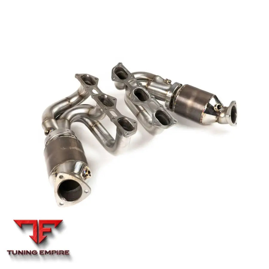 FABSPEED PORSCHE 718 GT4/GTS/SPYDER RACING HEADERS WITH HJS CATALYTIC CONVERTERS (2020+)