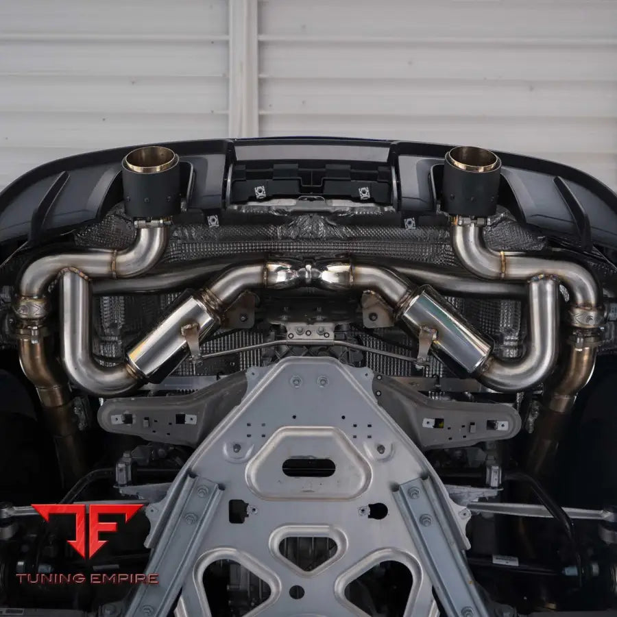 FABSPEED PORSCHE 718 GT4/GTS/SPYDER VALVETRONIC X-PIPE EXHAUST SYSTEM (2020+)
