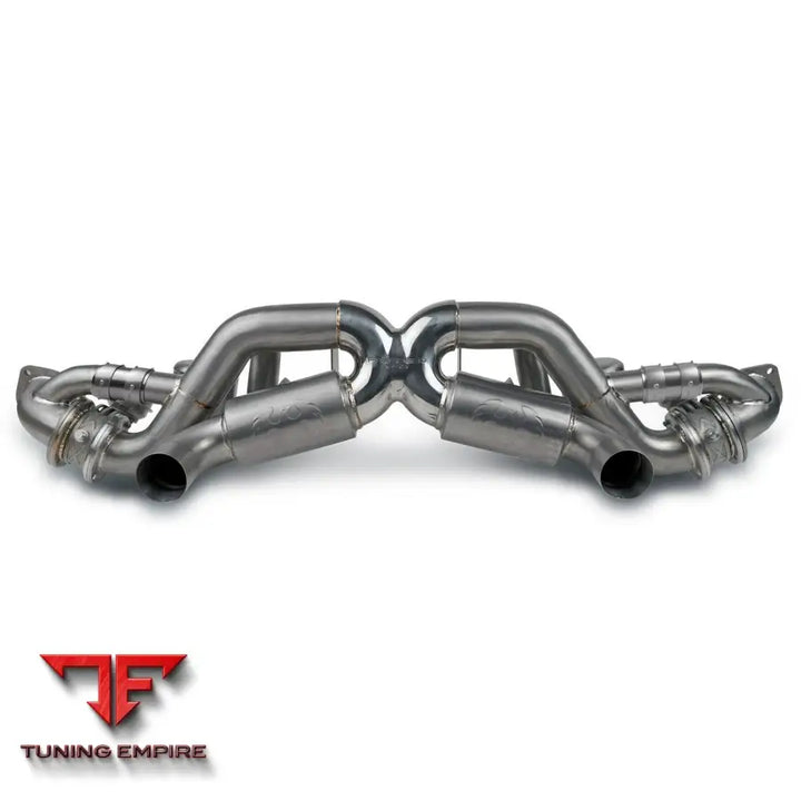 FABSPEED PORSCHE 718 GT4 RS TITANIUM VALVETRONIC X-PIPE CAT-BACK EXHAUST SYSTEM (2022+)