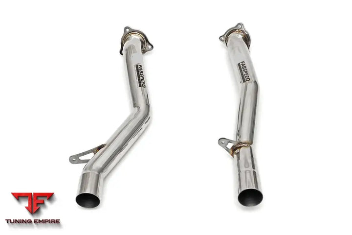 FABSPEED PORSCHE 958.2 CAYENNE TURBO/TURBO S SECONDARY COMPETITION LINK PIPES (2015-2018)