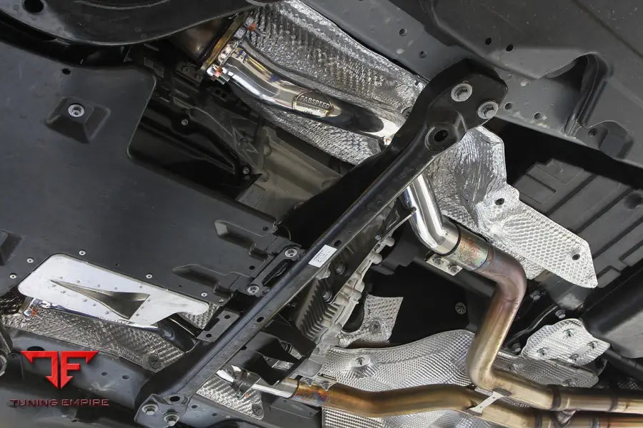 FABSPEED PORSCHE 958.2 CAYENNE TURBO/TURBO S SECONDARY COMPETITION LINK PIPES (2015-2018)