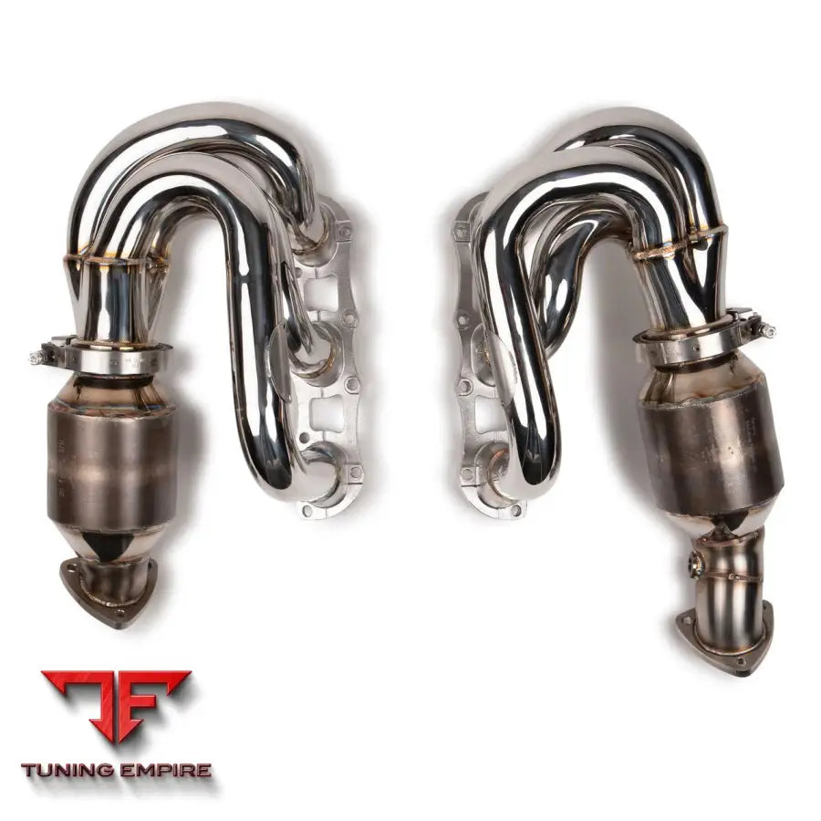 FABSPEED PORSCHE 987.2 BOXSTER/CAYMAN HEADERS WITH HJS CATALYTIC CONVERTERS (2013-2016)