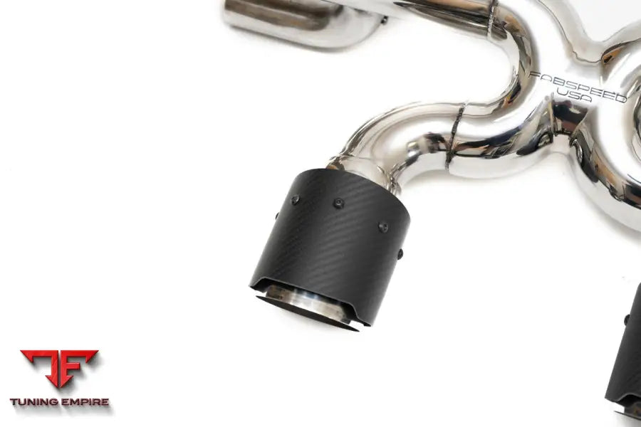 FABSPEED PORSCHE 991.2 CARRERA VALVETRONIC CENTER MUFFLER BYPASS X-PIPE (PSE ONLY)