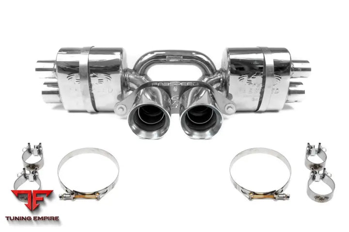 FABSPEED PORSCHE 991.2 GT3/GT3 RS CENTER MINI MAXFLO PERFORMANCE EXHAUST SYSTEM (2017+)