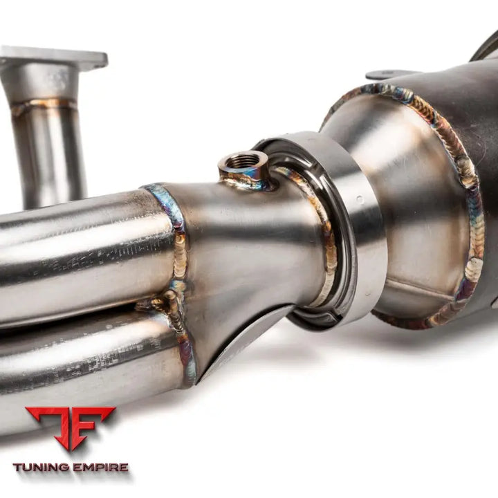 FABSPEED PORSCHE 992 GT3/GT3 RS MODULAR STREET AND RACING HEADERS WITH HJS CATALYTIC CONVERTERS (2022+)