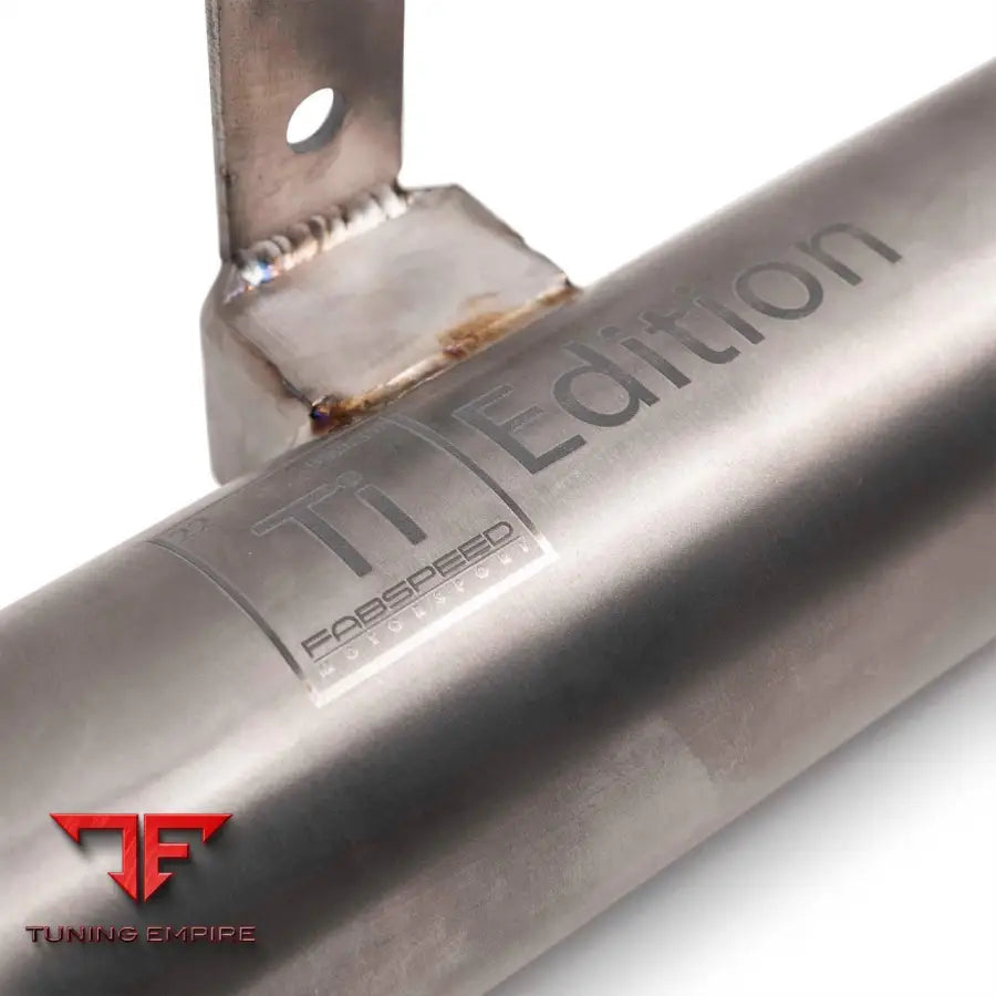 FABSPEED PORSCHE 992 GT3/GT3 RS TITANIUM SUPERCUP CAT-BACK EXHAUST SYSTEM NON VALVED (2022+)
