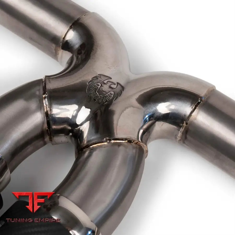 FABSPEED PORSCHE 992 GT3/GT3 RS TITANIUM SUPERCUP CAT-BACK EXHAUST SYSTEM NON VALVED (2022+)